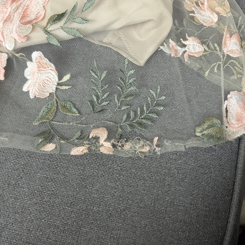 Jenny Yoo Floral Dress in Enchanted Floral Soft Blush - Picture 8 of 9